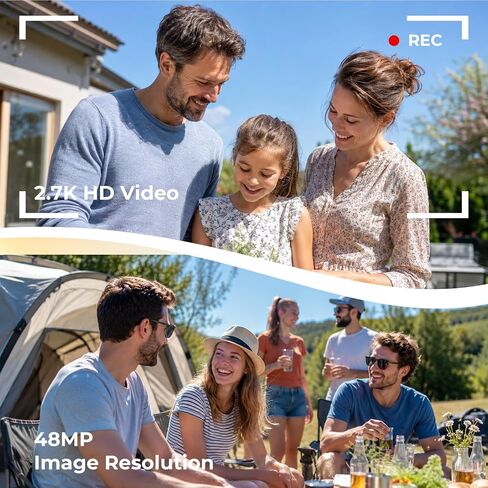 Camcorder Video Camera 2.7K 48MP, Vlogging Camera for YouTube Beginners in Kuwait