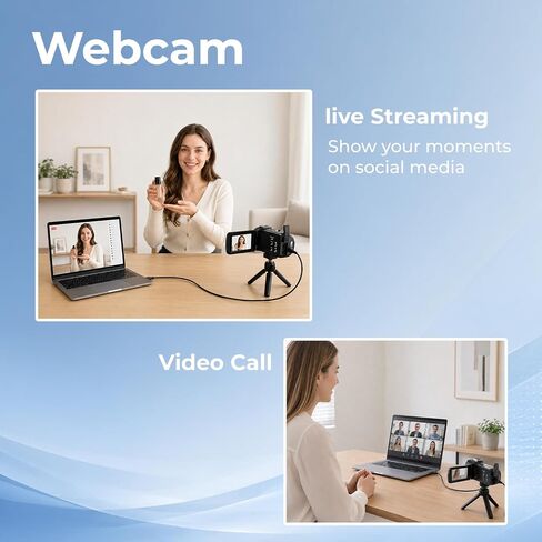 Camcorder Video Camera 2.7K 48MP, Vlogging Camera for YouTube Beginners in Kuwait
