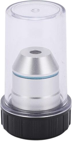 1 x Low Power Microscope Lens with 195 Infinite Achromatic Lens for Biological Microscope, Copper Material in Saudi Arabia
