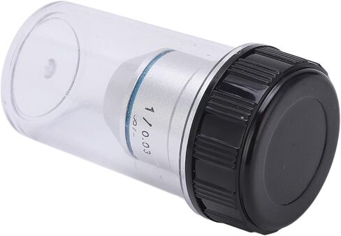 1 x Low Power Microscope Lens with 195 Infinite Achromatic Lens for Biological Microscope, Copper Material in Saudi Arabia