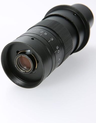 Adjustable Zoom C-Mount Lens 0.7x to 4.5x HDMI VGA USB Camera for 120x 180x 300x Industry Video Microscope (Color: 120X) in Kuwait