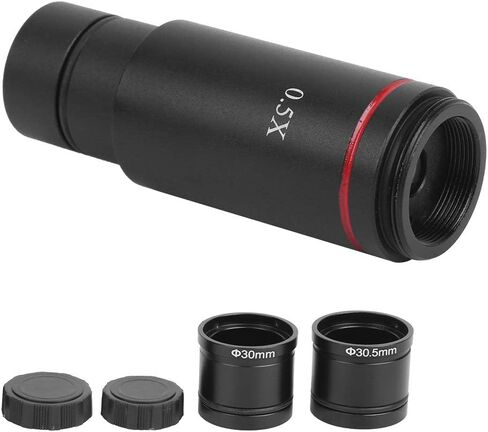 Microscope Camera Adapter 0.5x Lens for CCD Enlarged Field of View for Microscope Camera Suitable for Biological or Stereo Eyepiece Camera in Saudi Arabia