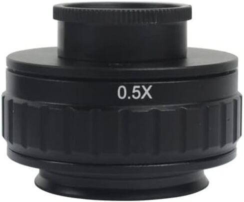 C Mount Adapters Lens 0.35X 0.5X 1X CTV For Trinocular Stereo Microscope 25mm Interface Microscopio Camera (Color : 0.35X) in Kuwait