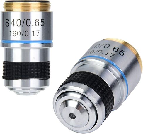 40X Precision Achromatic Objective Lens for Biological Microscope, Observation, Lab Researchers, Aluminum Alloy in Saudi Arabia