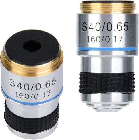 40X Precision Achromatic Objective Lens for Biological Microscope, Observation, Lab Researchers, Aluminum Alloy in Saudi Arabia