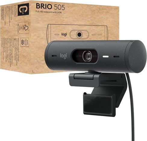 Logitech Brio 505 full HD Webcam in Kuwait