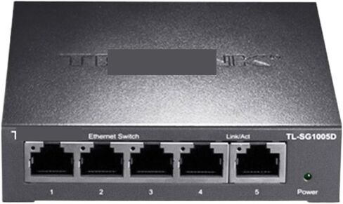 5 Port Gigabit Ethernet Switch 1000BASE-T Network Switcher Plug and Play Networking Hub Internet Splitter TL-SG1005D(US Adapter) in Saudi Arabia