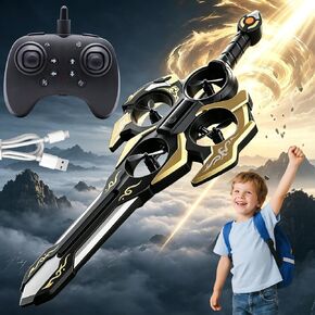 Flying Sword RC Airplane, Flying-Sword Toy, Indoor Foam Stunt Quadcopter Remote Control Drone with Light, 360° Flip, Gravity Sensing, Stunt Roll in Saudi Arabia