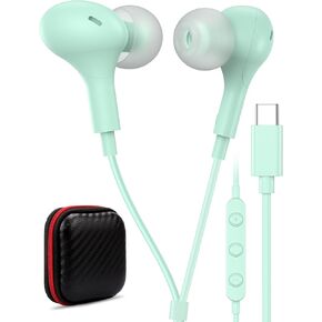 USB C Headphone for Samsung S26 S25 FE S24 A16 A17 Z Wired Earbuds Magnetic in Kuwait