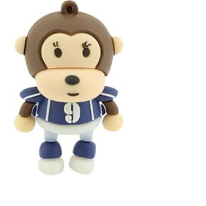 CHUYI Cute Monkey Design 64GB USB 2.0 Flash Drive Wedding Soft PVC Pen Drive Novelty Memory Stick Data Storage Cool Thumb Drive Funny U Disk Gift in Kuwait