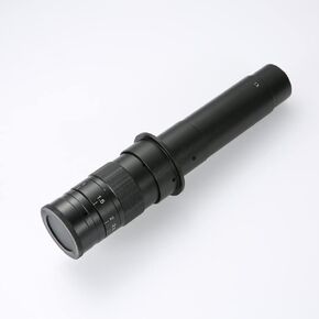 120X 180X 300X Adjustable Magnification Zoom C-mount Lens 0.7X~4.5X for Industry Video Microscope HDMI VGA USB Camera (Color : 300X) in Kuwait