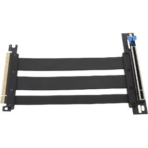 New PCIe 5.0 X16 Riser Cable, 90 Degree Angle Long Lasting 128Gbps PCIE 5.0 X16 GPU Extension Cable for 4090 (Ti) PC Case Server ITX Builds Computer Supplies (20cm) in Kuwait