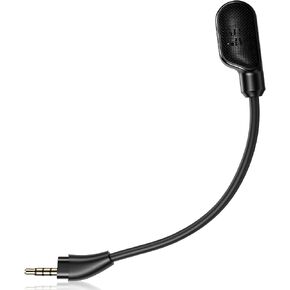 Replacement Microphone for HyperX Cloud III Headset – Premium Noise-Canceling Detachable Boom Mic with LED Mute Indicator for Crystal-Clear Gaming Voice Chat，Black in Saudi Arabia