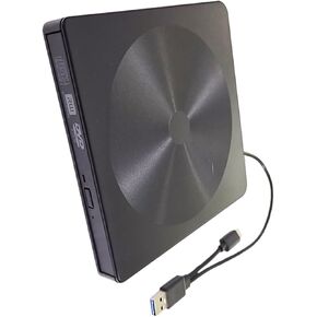 BESPORTBLE TypeC External DVD Drive USB 3.0 TypeC Interface ABS Black in Kuwait