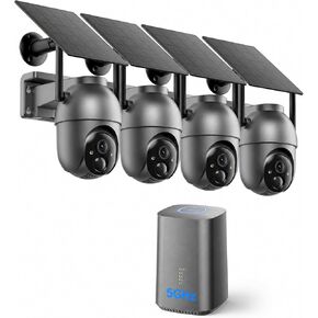 SEHMUA Security Cameras Wireless Outdoor Kit, No Monthly Fee, Local Storage in Saudi Arabia