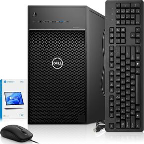 Dell Precision 3630 Tower Desktop PC – Intel Core i7-8700 8th Gen – 8GB DDR4 RAM – 128GB SSD – Keyboard & Mouse – Wi-Fi – Windows 11 Pro – Business Workstation Computer (Renewed) in Kuwait