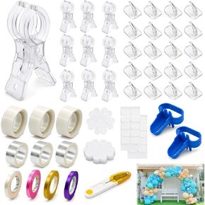 63PCS Balloon Arch Decor Kit for Birthday Wedding Baby Shower in Saudi Arabia