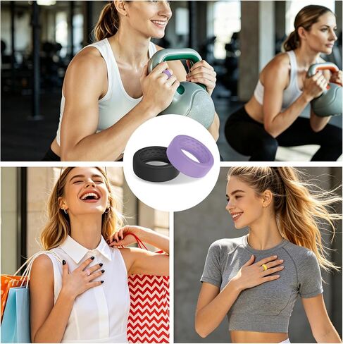 10 Pack Cover Compatible with Oura Ring 5, Ultra-Thin Soft Silicone Anti-Slip Rectangle Texture Protector Case, Support Charging with Cover on, Anti-Scratch Ring Guard for Working Out Gym in Saudi Arabia