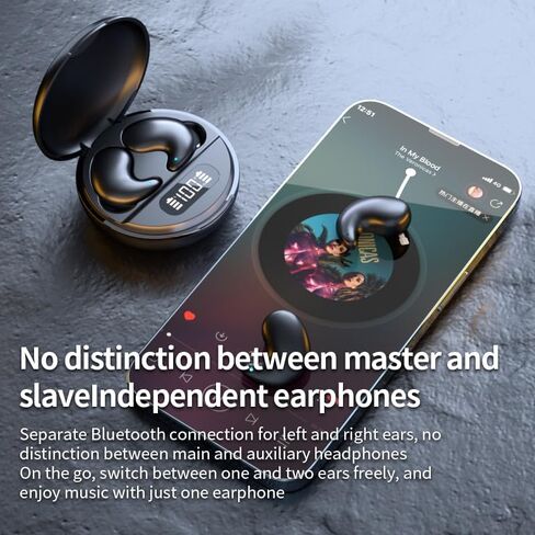 Wireless Bluetooth 5.4 Sleep Earbuds in Ear Light-Weight Headphones Mini Sleep Headphones Small Design for Sleeping Running Workouts and So On in Kuwait
