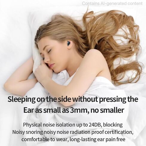 Wireless Bluetooth 5.4 Sleep Earbuds in Ear Light-Weight Headphones Mini Sleep Headphones Small Design for Sleeping Running Workouts and So On in Kuwait