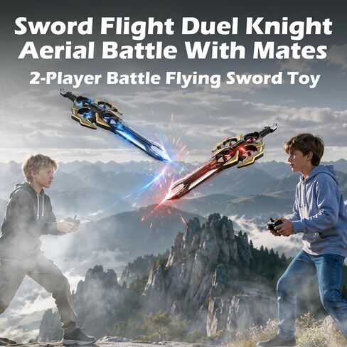 Flying Sword RC Airplane, Flying-Sword Toy, Indoor Foam Stunt Quadcopter Remote Control Drone with Light, 360° Flip, Gravity Sensing, Stunt Roll in Saudi Arabia
