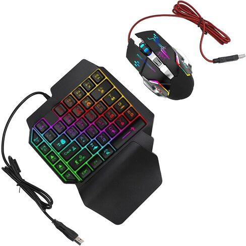 Gaming Keyboard Mouse Converter Combo 4 in 1 Versatile Set for in Kuwait