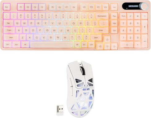 MechLands M108 Silent Office Keyboard with SC620 Gaming Mouse in Kuwait
