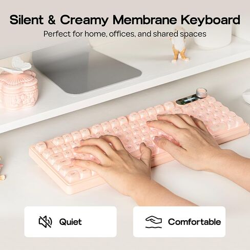 MechLands M108 Silent Office Keyboard with SC620 Gaming Mouse in Kuwait