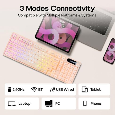 MechLands M108 Silent Office Keyboard with SC620 Gaming Mouse in Kuwait