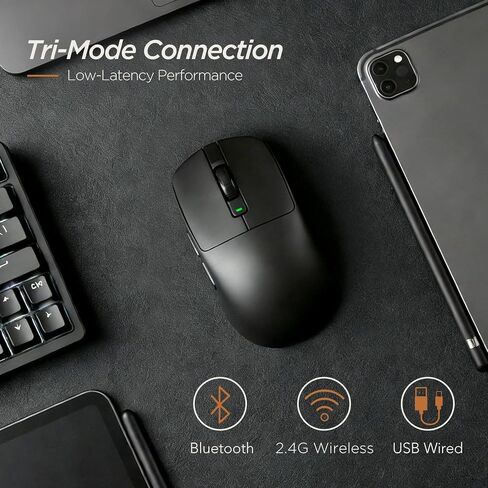 RK ROYAL KLUDGE S70 Ergonomic Split Keyboard and MO3 Wireless Gaming Mouse Combo, 75% Hot Swappable Gaming w/Fixed Wrist Rest and Tactile Brown Switch, Bluetooth/2.4G/USB Rechargeable Computer Mouse in Kuwait