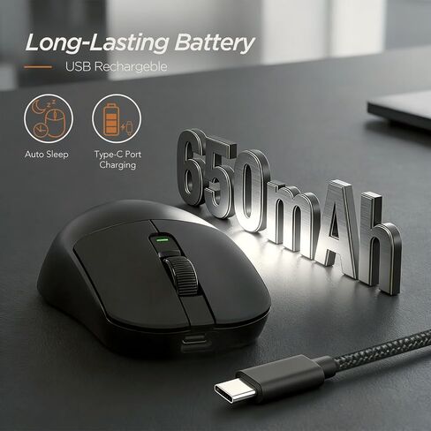 RK ROYAL KLUDGE S70 Ergonomic Split Keyboard and MO3 Wireless Gaming Mouse Combo, 75% Hot Swappable Gaming w/Fixed Wrist Rest, Bluetooth/2.4G/USB Rechargeable Computer Mouse, Black in Kuwait