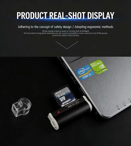 قارئ بطاقة SD USB 3.0، 4 في 1 USB 3.0 عالي السرعة إلى محول بطاقة SD لهاتف iPhone 15/16 Pro Max iPad Pro Trail Game Camera Viewer لجهاز MacBook Pro/Air iMac M1 M2 M3 Galaxy S24 Android PhoneTablet in Kuwait