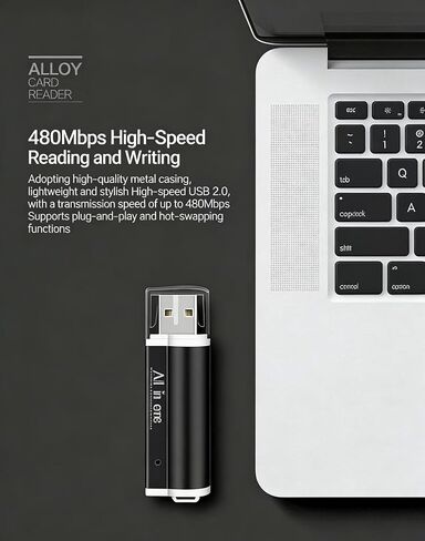 قارئ بطاقة SD USB 3.0، 4 في 1 USB 3.0 عالي السرعة إلى محول بطاقة SD لهاتف iPhone 15/16 Pro Max iPad Pro Trail Game Camera Viewer لجهاز MacBook Pro/Air iMac M1 M2 M3 Galaxy S24 Android PhoneTablet in Kuwait