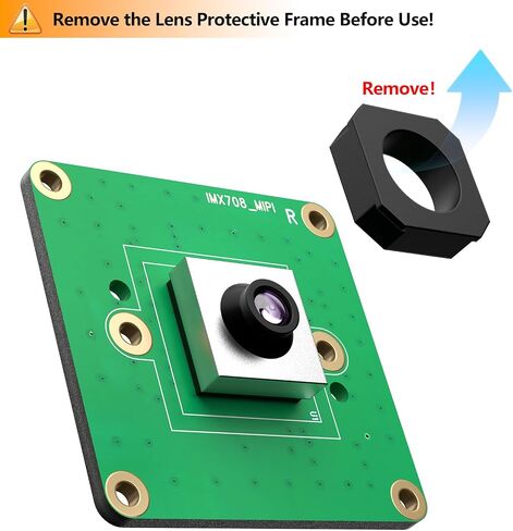 12MP Autofocus Camera Module for Raspberry Pi, IMX708 Sensor, 75° FOV, HDR, Compatible with Pi 5,4,3,Zero,CM4 (M12/CS Lens Options) in Saudi Arabia