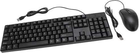 Vikye Wired Keyboard Mouse Set with Ergonomic Design in Kuwait