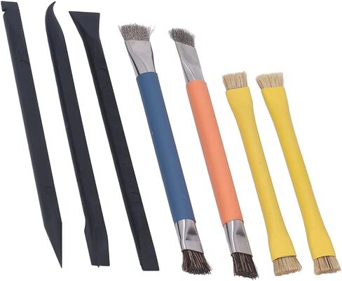 Electronic Repair Cleaning Kit Dual Head Stainless Steel in Kuwait