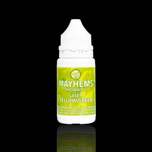 Mayhems - Coolant Dye - Original Series - Intense Colour, UV Flourescent, 15 ml, Yellow Green in Saudi Arabia