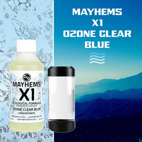 Mayhems - X1 Concentrate PC Coolant - سائل تبريد مياه الكمبيوتر - تبريد سائل، سلسلة صديقة للبيئة، 250 مل، Cosmic Nebula Indigo in Kuwait