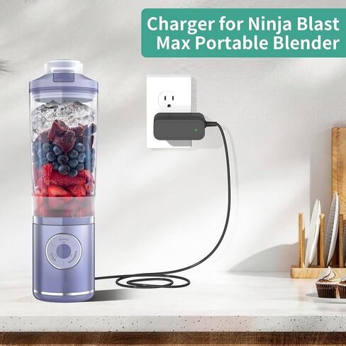Charger for Ninja Blast Max Portable Blender,Charging Cord Compatible with Ninja Blast Max BC251 Personal Smoothies Cord Replacement in Kuwait