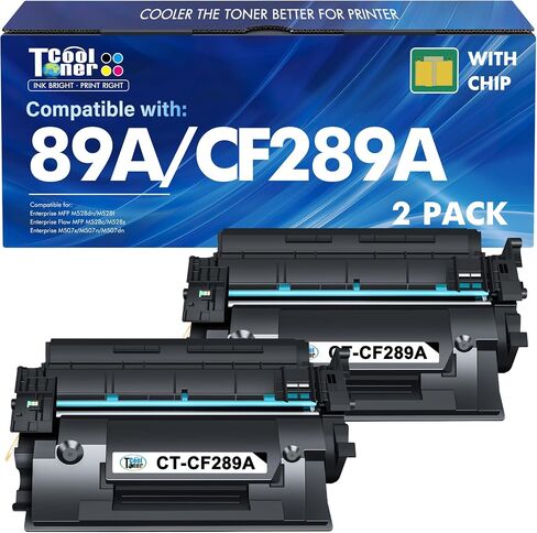 CF289A 89A Black Toner Cartridge M507 for HP 89X CF289X 2 Pack in Kuwait