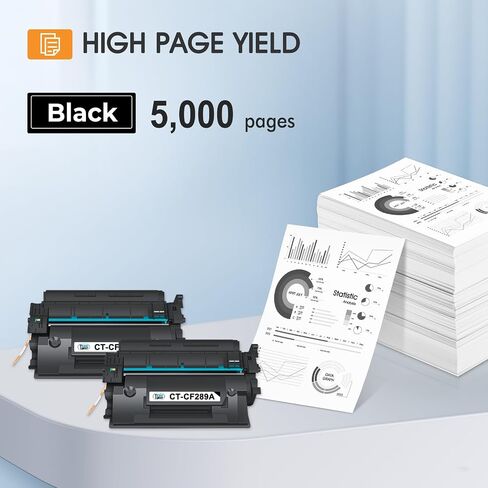 CF289A 89A Black Toner Cartridge M507 for HP 89X CF289X 2 Pack in Kuwait