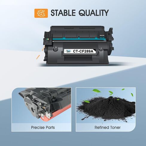 CF289A 89A Black Toner Cartridge M507 for HP 89X CF289X 2 Pack in Kuwait