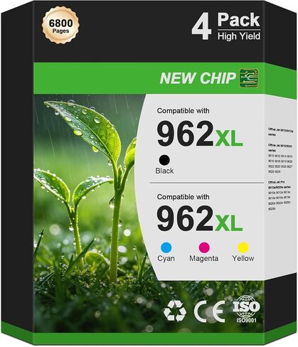 962XL Ink Cartridges Combo Pack Compatible for HP 962XL 9015e 9010 9020 Ink in Saudi Arabia