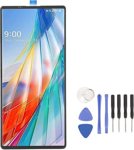 6.8in LCD Touch Screen Assembly for LG Wing 5G, F100N F100VM Display Digitizer, High Resolution Clear Image, Sensitive 3D Touch, Replacement for Damaged Screens in Kuwait
