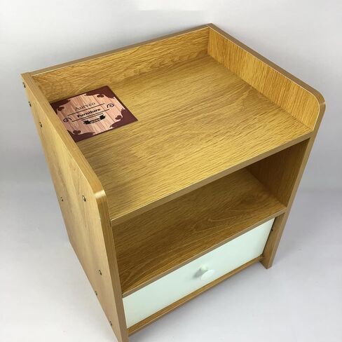 Aurveo Furniture, Double‑Tier Wood Organizer Shelf for Desktop Countertop Household Storage in Kuwait