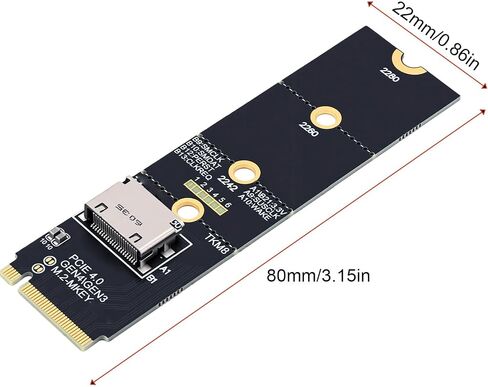 M.2 NVMe to OCuLink PCIe 4.0 Adapter in Kuwait