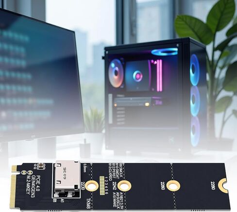 M.2 NVMe to OCuLink PCIe 4.0 Adapter in Kuwait