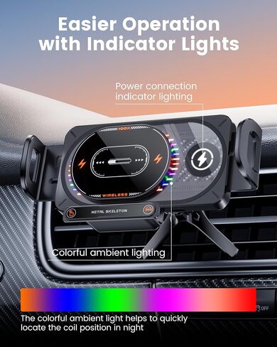 15W Fast Charging Wireless Car Charger Mount for Z Fold 7 6 5 4 3 2 in Saudi Arabia