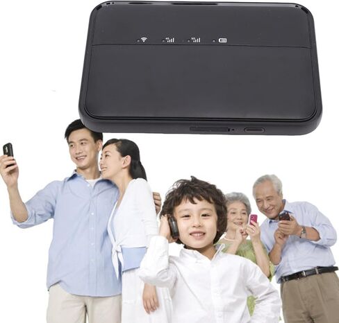 5G Mobile WiFi Hotspot, 900Mbps High Speed Portable WiFi Device with 10000mAh Battery Supports 16 Devices for Travel Business Dorm in Kuwait