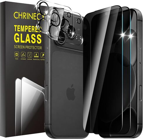 3 Pack Privacy Screen Protector for iPhone 17 Pro Max in Saudi Arabia